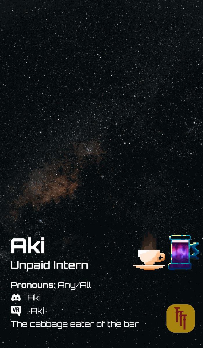 Aki profile card